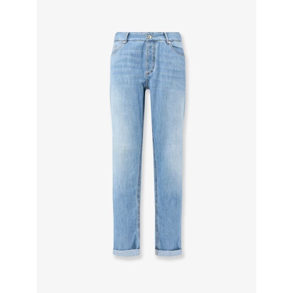 Brunello Cucinelli Men Blue Denim Jeans